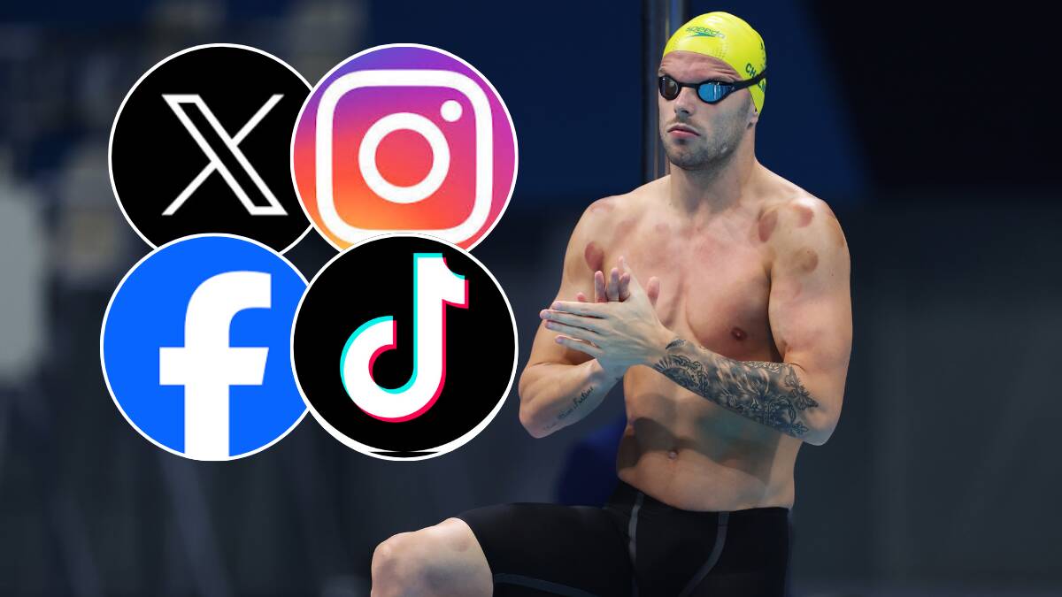 Kyle Chalmers will be chasing another Olympic medal, but athletes are weighing up how to use social media throughout the Games. Main picture Getty Images