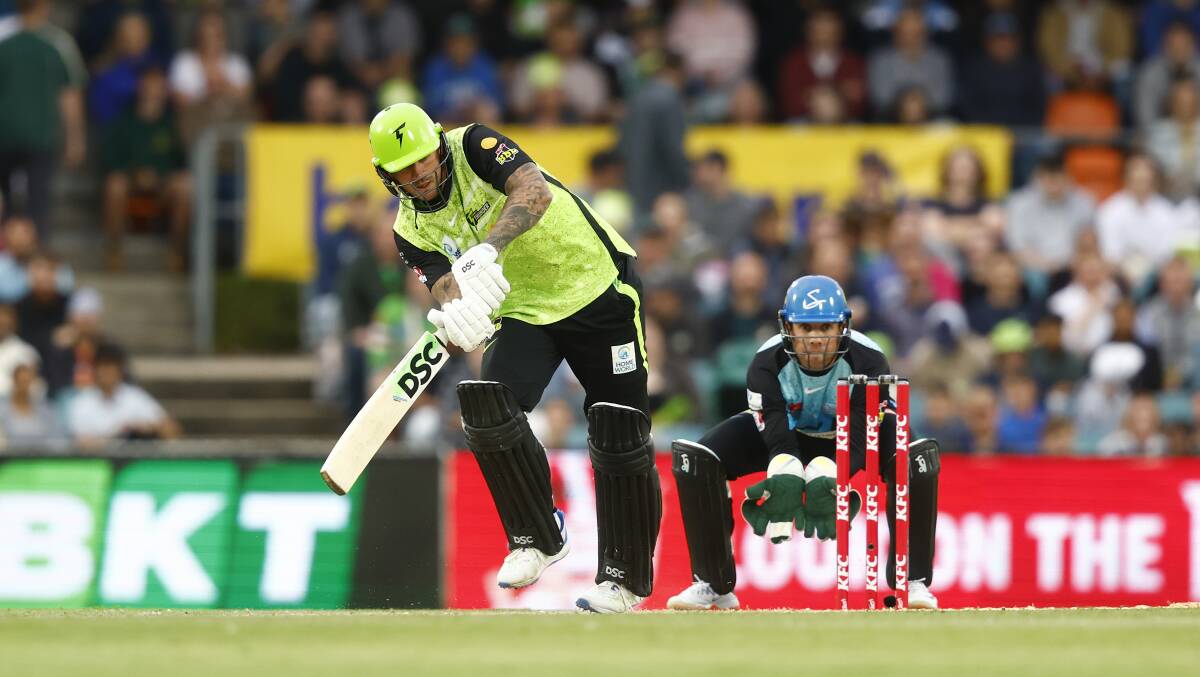 The Sydney Thunder played two games in Canberra last season. Picture by Keegan Carroll