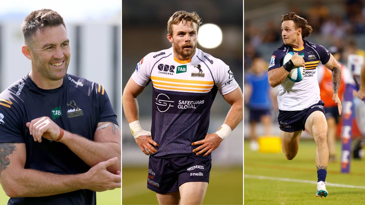 Several Brumbies have a last-minute chance to get a World Cup call up. Pictures by Sitthixay Ditthavong, James Croucher, Keegan Carroll