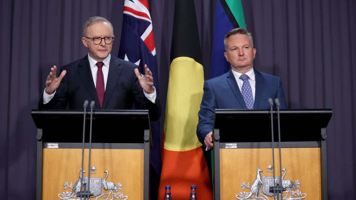 Prime Minister Anthony Albanese and Climate Change Minister Chris Bowen face a challenge to fix Australia's energy transition. But there's three things they can do now. Picture by James Croucher