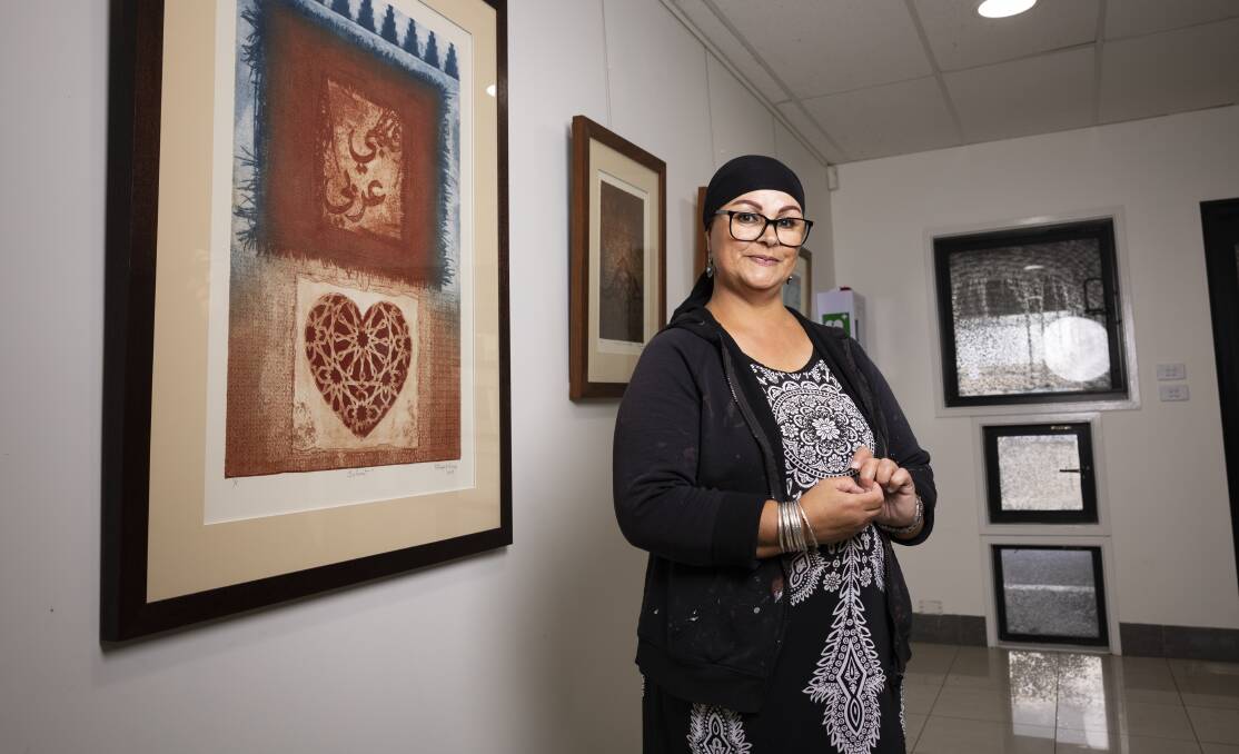 Canberra artist Fatima Killeen, who is part of an exhibition this weekend. Picture by Keegan Carroll