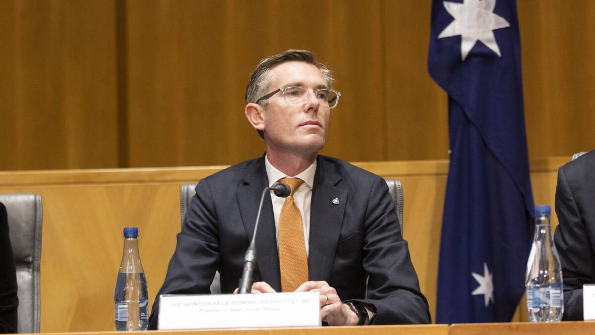 NSW Premier Dominic Perrottet. Picture by Keegan Carroll