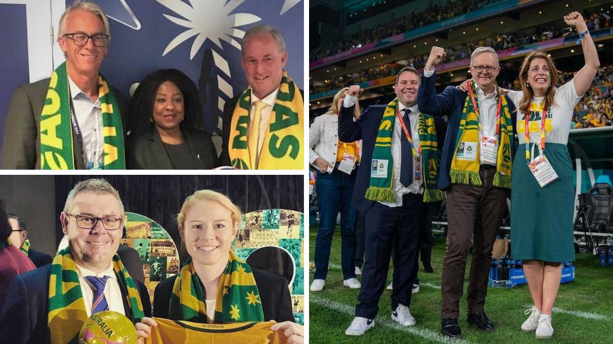 Tickets for Matildas games were in high demand, but federal pollies had no trouble scoring free tickets. Pictures Instagram
