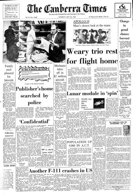 Times Past: May 24, 1969 | The Canberra Times | Canberra, ACT