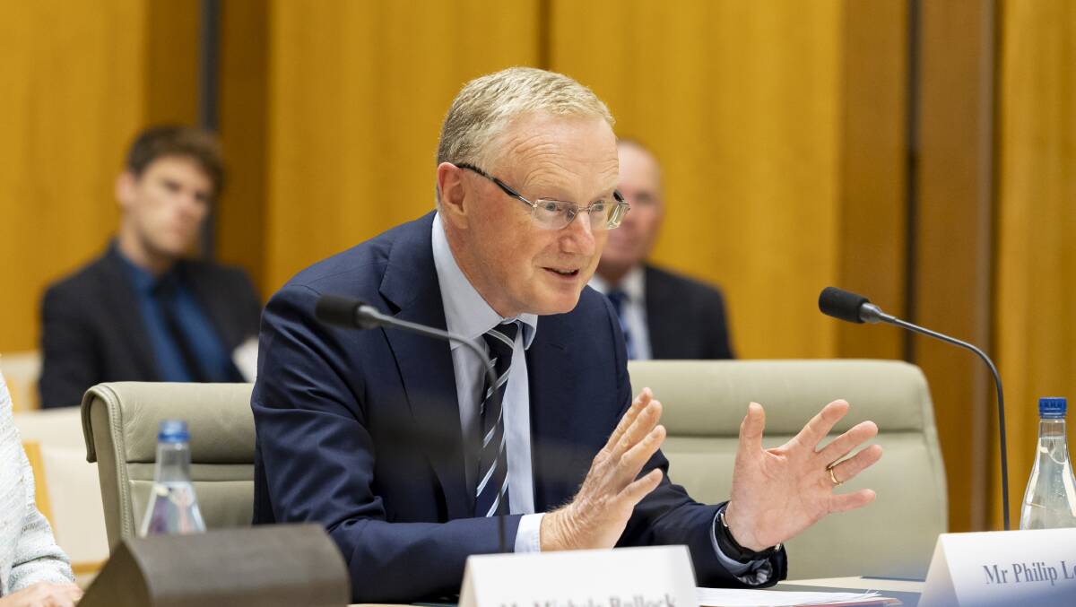 Reserve Bank governor Philip Lowe. Picture by Keegan Carroll