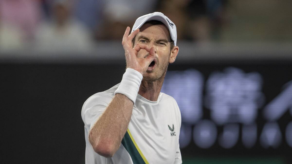 An actor wishes they could could inhabit the emotional range of tennis' Andy Murray. Picture Getty Images