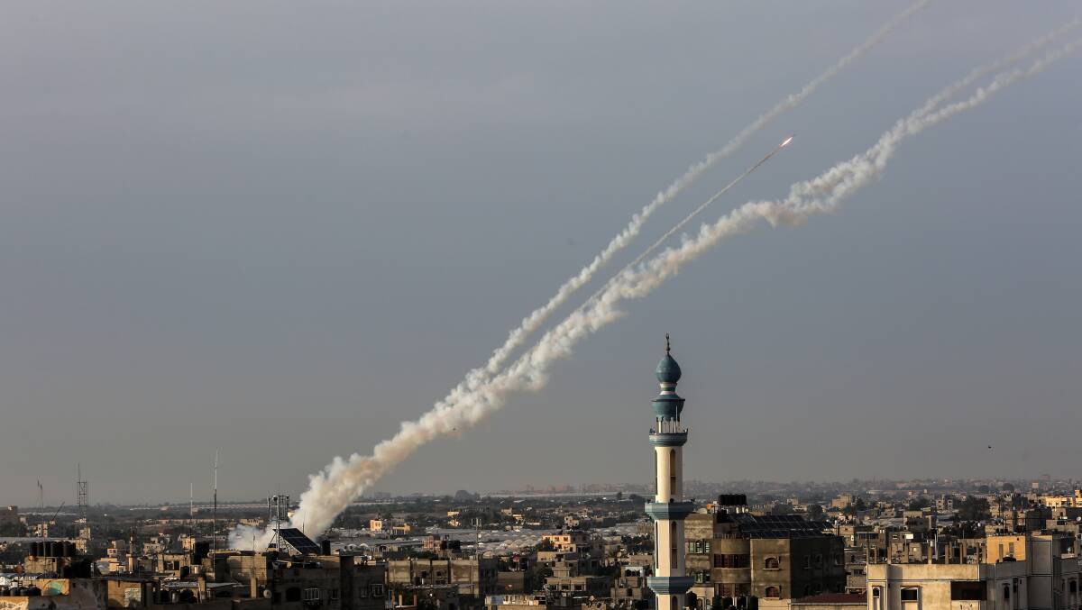 Rockets from Gaza towards Israel earlier this year. Picture Shutterstock