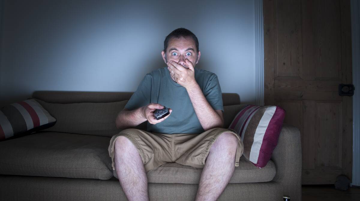 Sometimes my TV viewing can bring out my dark side. Picture Shutterstock