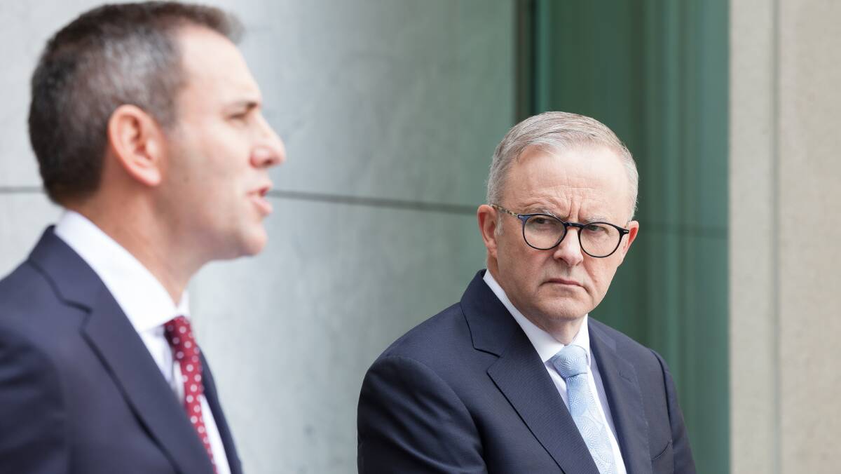 Anthony Albanese is in the limelight while Treasurer Jim Chalmers is feeling the heat/Picture by Sitthixay Ditthavong