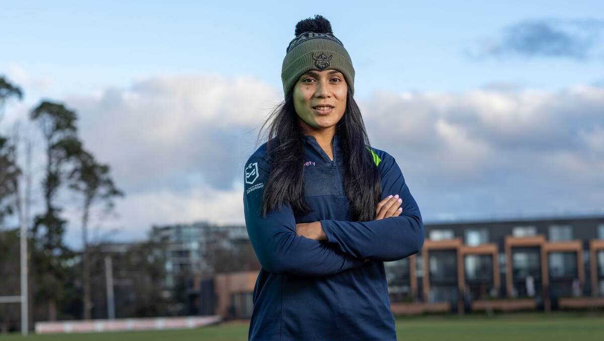 Raiders co-captain Simaima Taufa will have scans on her left leg. Picture by Gary Ramage
