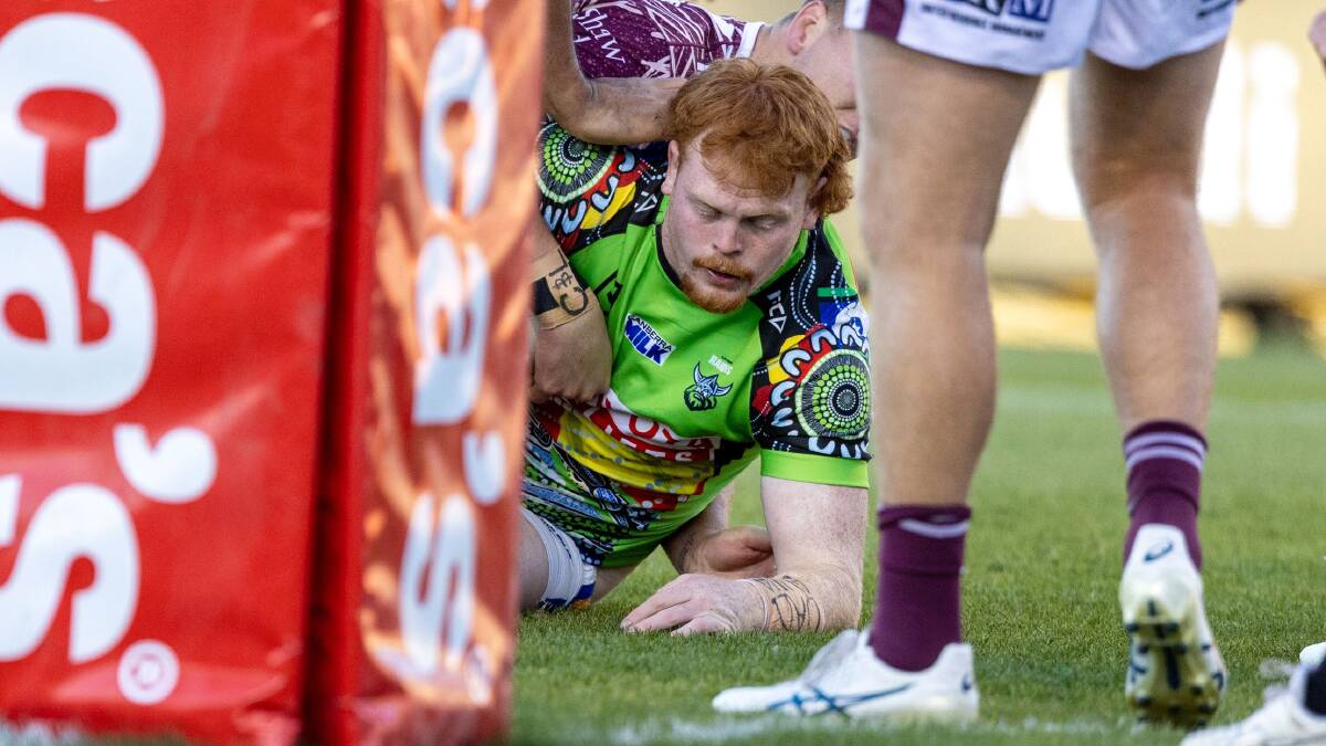 Injury means Raiders forward Corey Horsburgh is in line for an Origin call-up. Picture by Gary Ramage