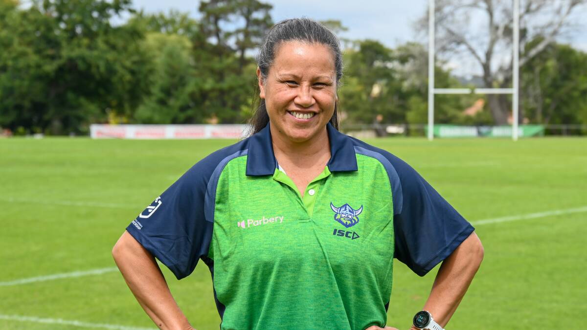 Former Jillaroos and NSW player Lisa Fiaola is the Raiders women's wellbeing and education manager. Picture supplied