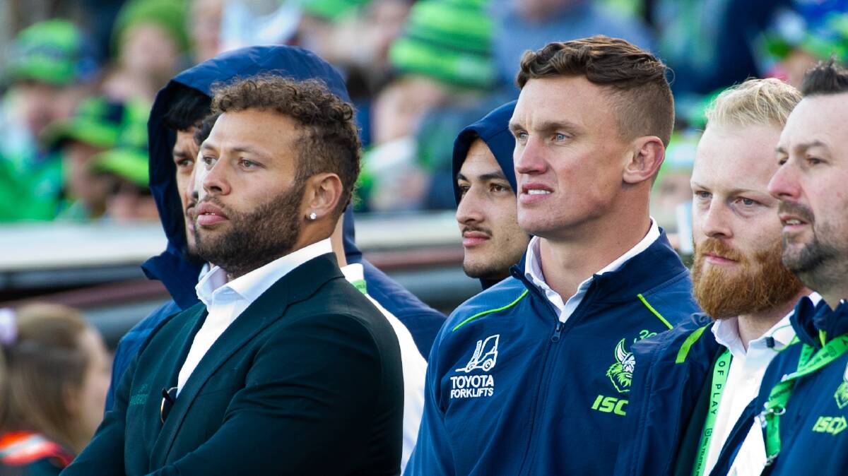 Raiders five-eighth Jack Wighton's been named on an extended bench to face the Broncos. Picture by Elesa Kurtz