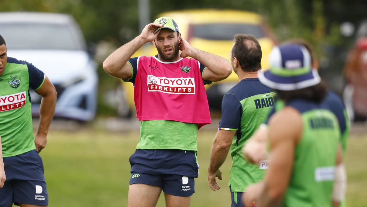 The Raiders have a plan for how to use Matt Frawley off the bench against Wests. Picture by Keegan Carroll