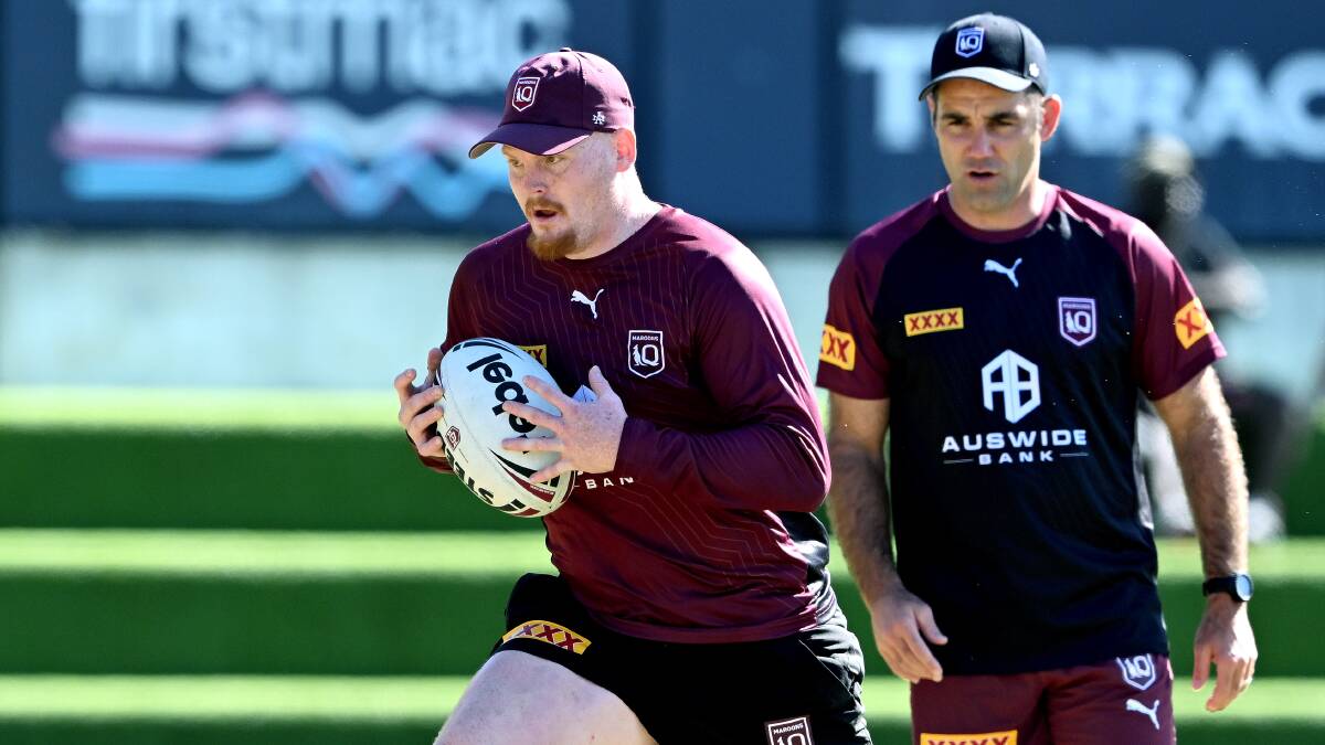 Maroons star Cameron Munster predicts once Corey Horsburgh forces his way into the Queensland side he'll be there for a long time. Picture Getty Images