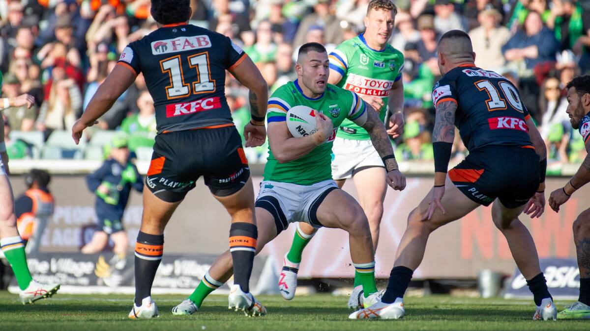The Raiders' first home game is set to be against the Wests Tigers. Picture by Elesa Kurtz
