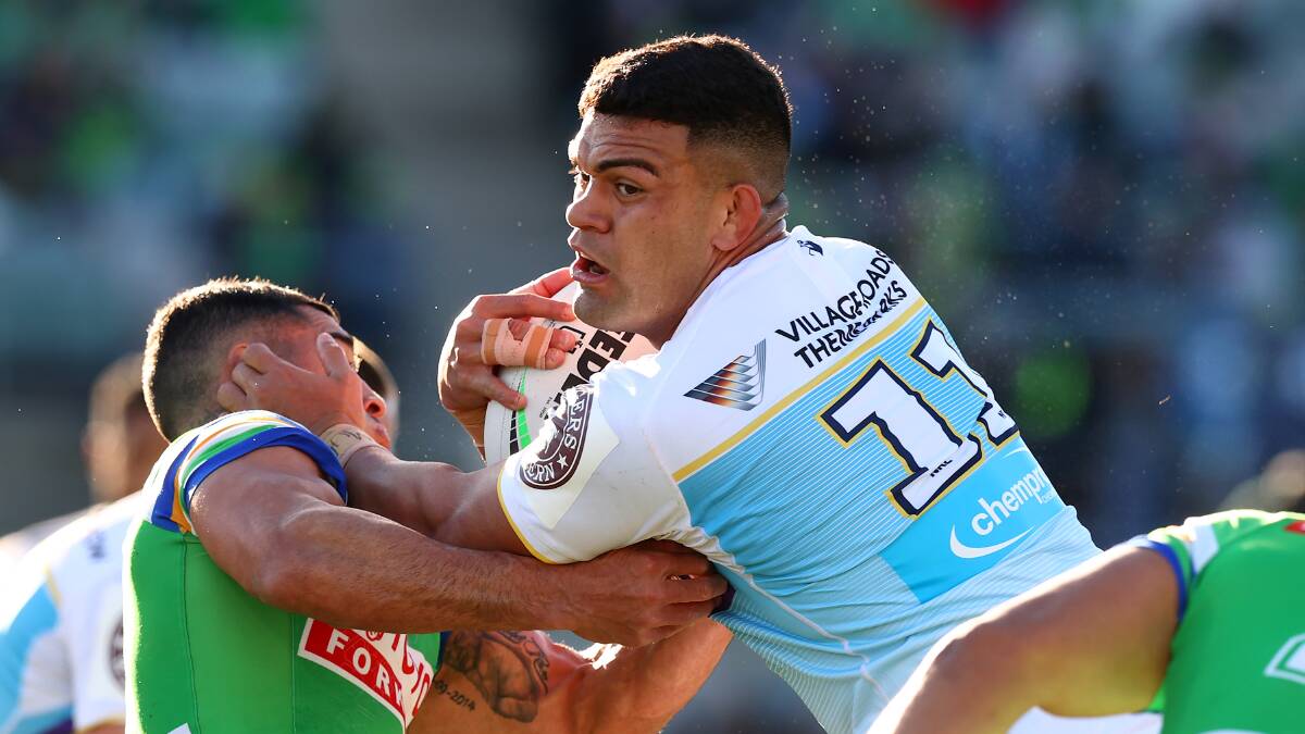 The Raiders tried to lure David Fifita to Canberra. Now he's coming here with the Titans facing their fifth loss in a row. Picture Getty Images