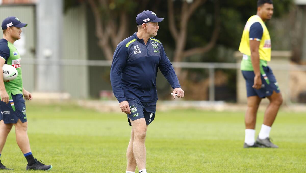 Raiders assistant coach Michael Maguire has been appointed Blues Origin coach. Picture by Keegan Carroll