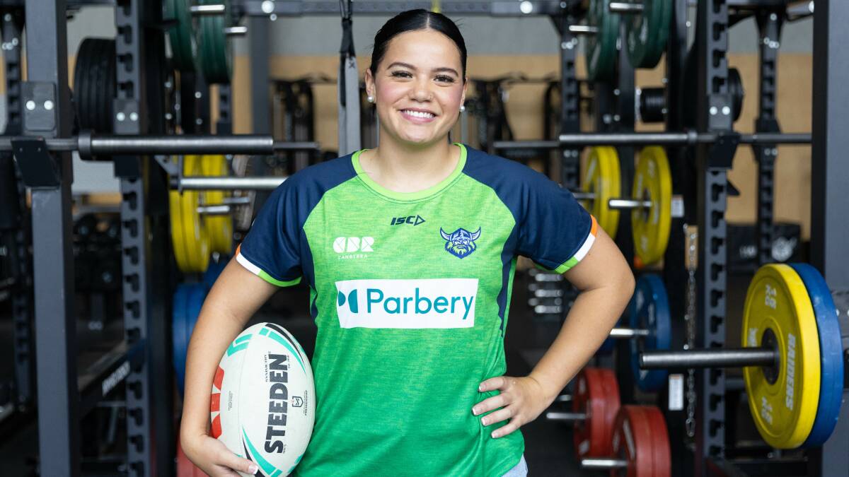 New Raiders prop Jaida Faleono was a member of the Aussie 7s development squad. Picture supplied