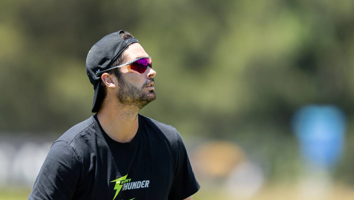 Ben Cutting has re-signed with the Sydney Thunder. Picture by Sitthixay Ditthavong