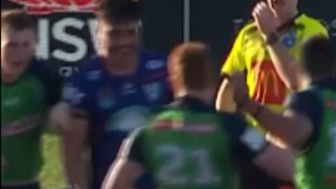 Corey Horsburgh will find out his penalty for headbutting and punching on Monday. Picture Fox Sports