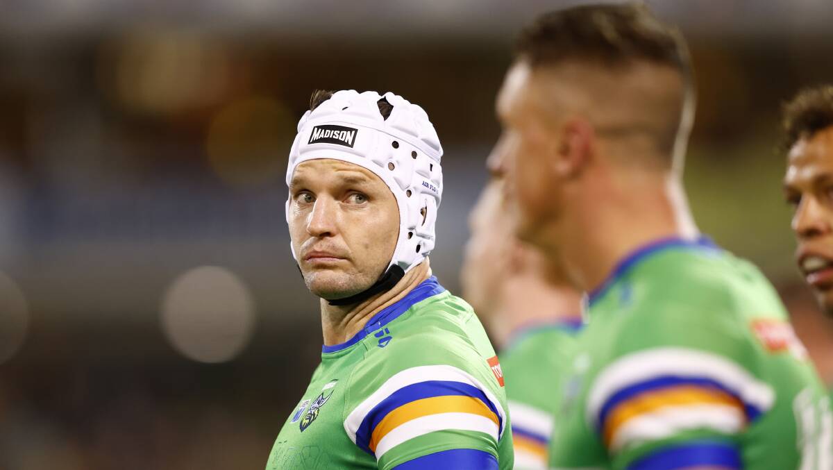 Croker has been replaced at left centre by his good mate Jack Wighton. Picture by Keegan Carroll