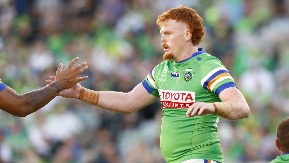 The Raiders have opened contract extension talks with lock Corey Horsburgh. Picture by Keegan Carroll