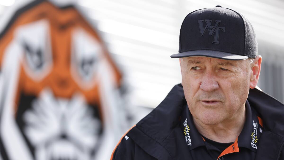 Wests head of football Tim Sheens will take over the coaching reins of the Tigers next year. Picture: Getty Images
