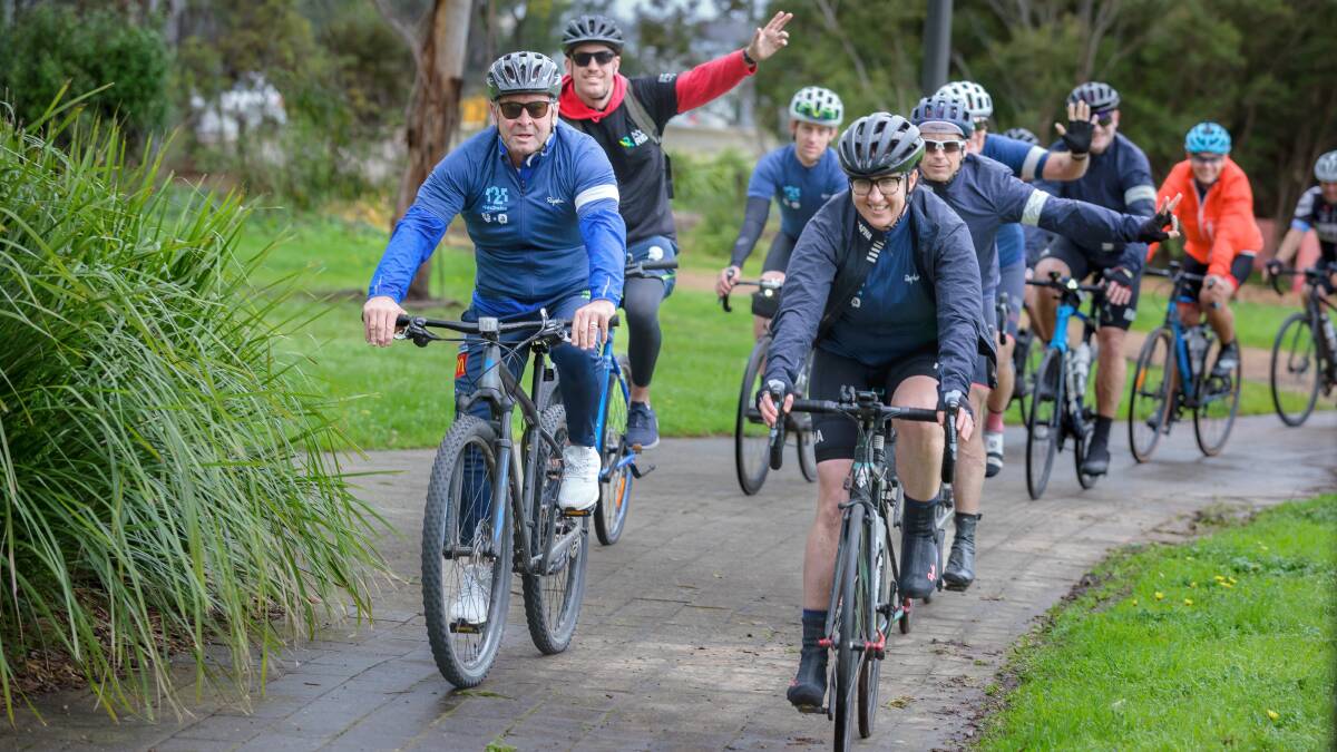 Stuart and Ricky Stuart Foundation chief executive Miranda Garnett took part in last year's ride. Picture by Sitthixay Ditthavong