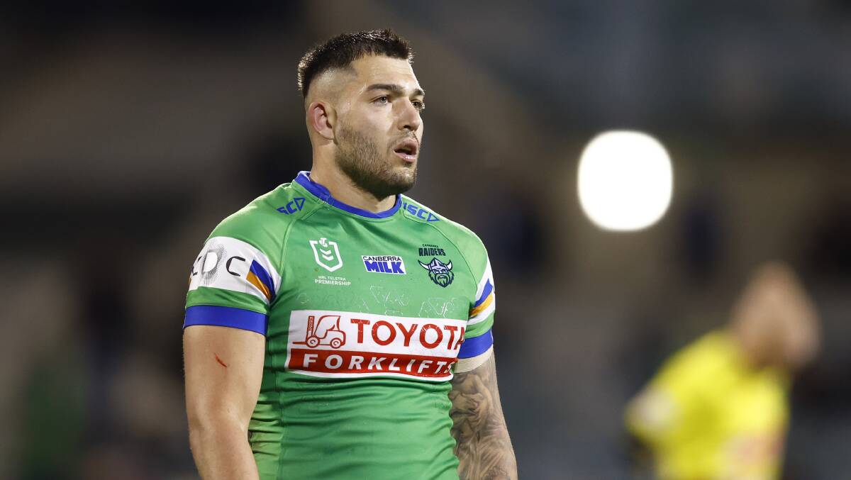 Raiders winger Nick Cotric could be off to Catalans for three years. Picture by Keegan Carroll