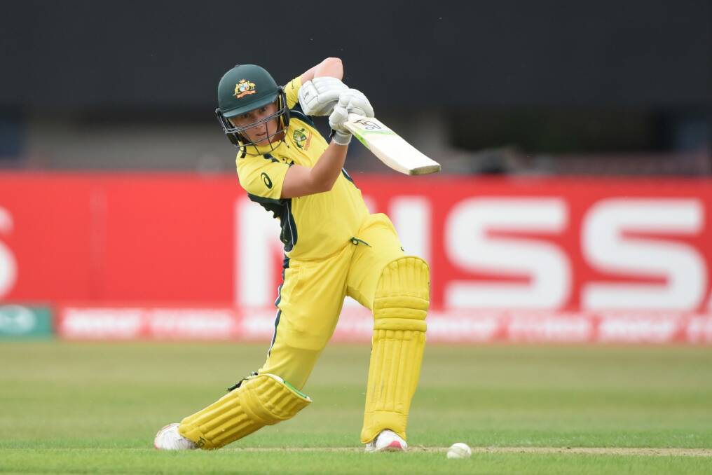 Remaining focused: Alyssa Healy says the Australian women's side has resolved not to discuss the ongoing pay dispute until their World Cup campaign is over. Photo: Getty Images