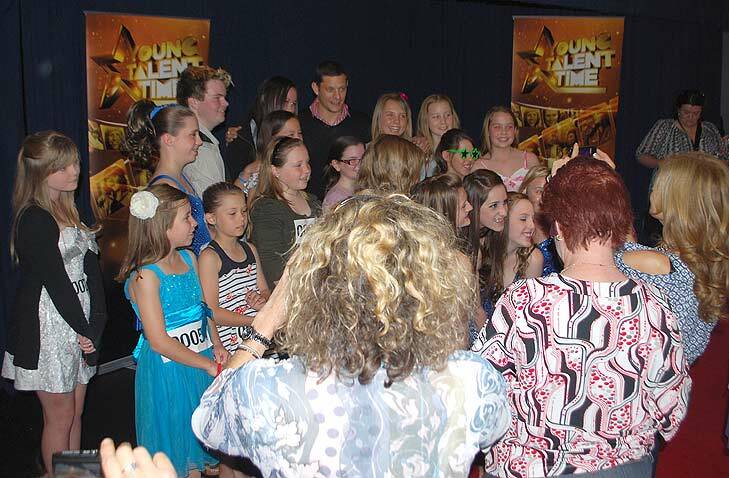 Future stars gather at Perth's Young Talent Time auditions.