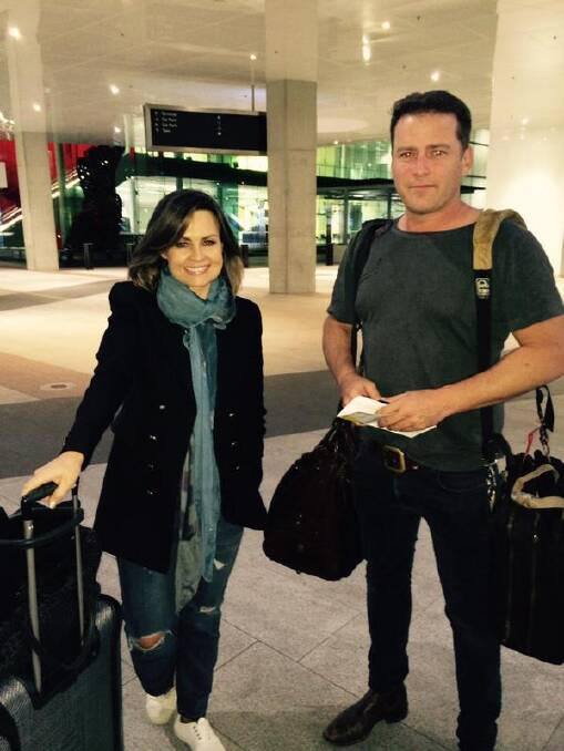 Today hosts Lisa Wilkinson and Karl Stefanovic arrive in Canberra late Monday. Photo: Supplied