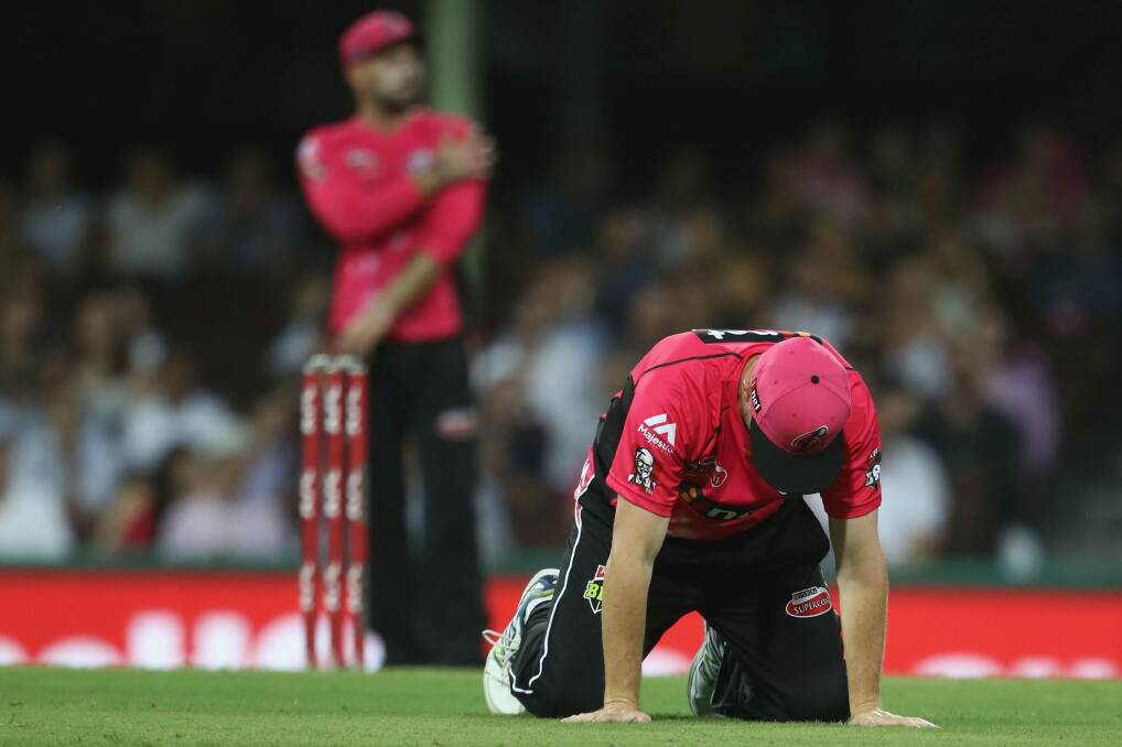Brought to their knees: Colin Munro feels his side's pain. Photo: Getty Images