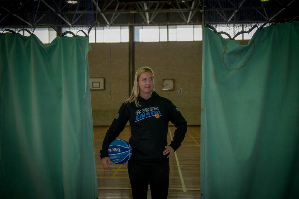 The Canberra Capitals welcome back Rachel Jarry. photo by Karleen Minney. Photo: karleen minney