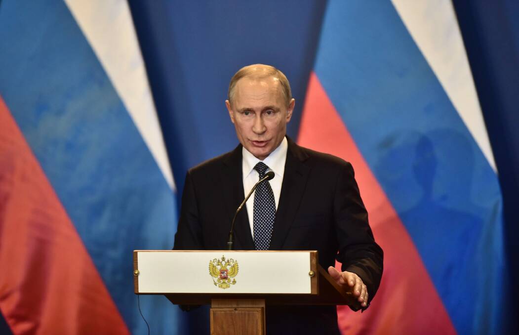 Vladimir Putin has won praise from Donald Trump and Pauline Hanson Photo: Bloomberg