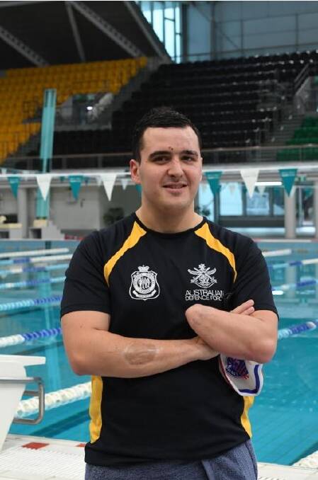 Pilot Officer Nathan Parker is hoping to compete in three sports at the 2017 Invictus Games in Toronto this September. Photo: Louise Kennerley