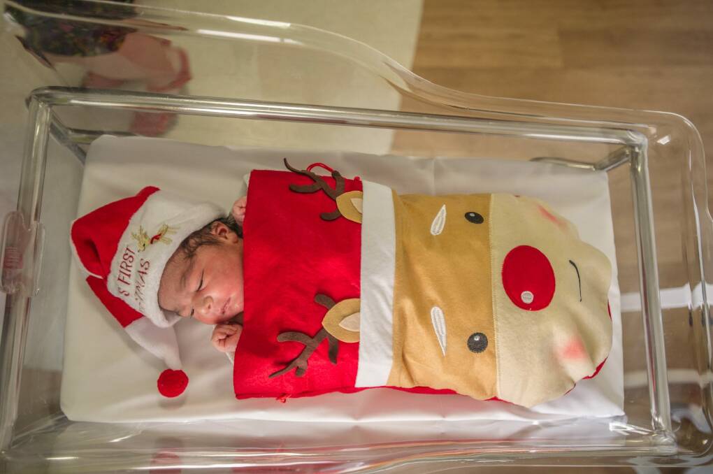 Rita Regmi and Deepak Wagle of Harrison welcome their second daughter, as yet un-named, into the world on Christmas Day.  Photo: karleen minney