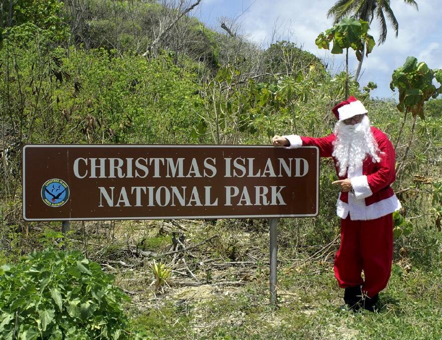 Home time: Santa Claus on Christmas Island