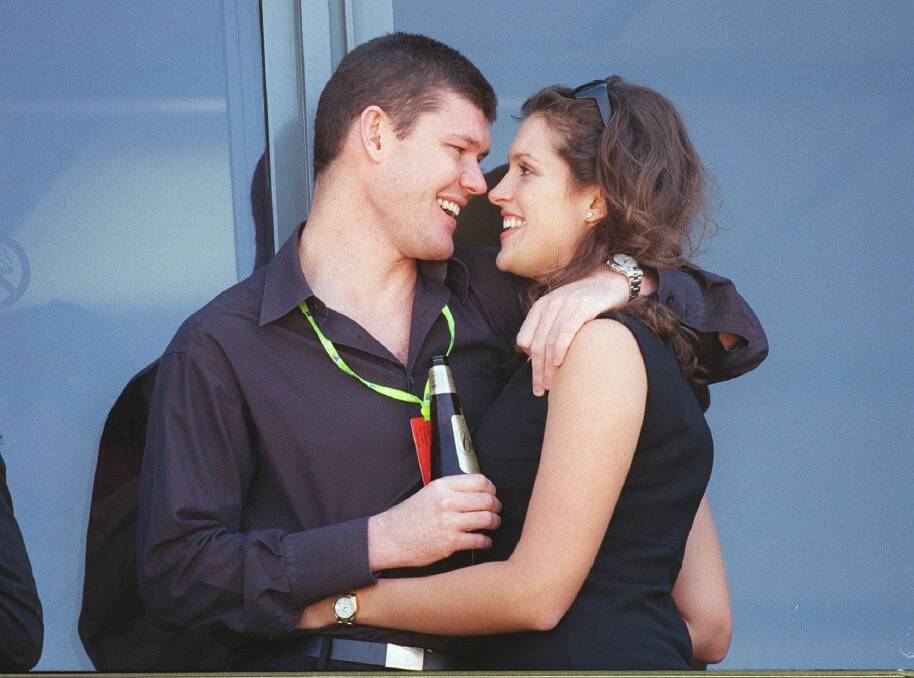 James Packer and Kate Fischer were together for five years. Photo: Vince Caligiuri