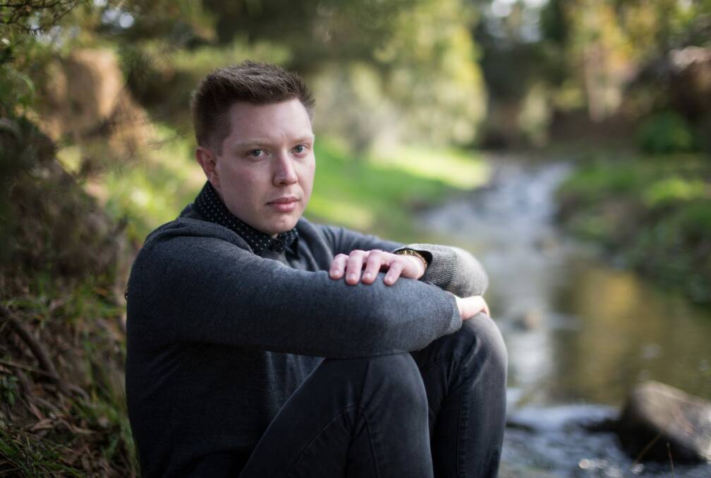 Ben Jago has lodged a case with the Anti Discrimination Commission in Tasmania following the death of his partner Nathan last January. Photo: Peter Mathew