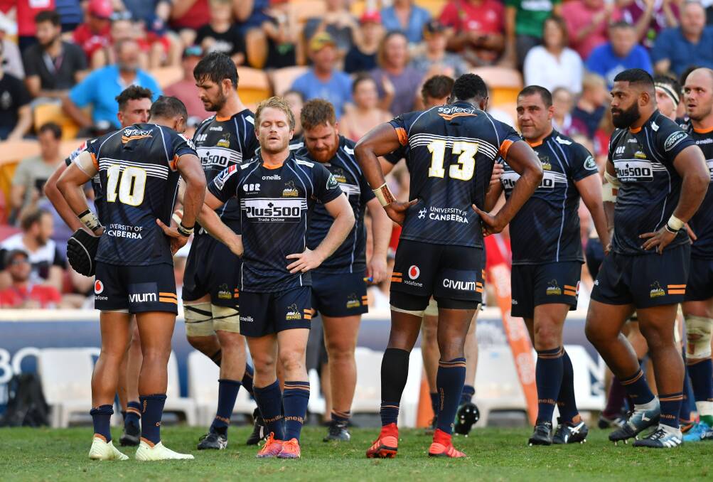 The Brumbies have struggled to keep pace in the second half of games this year. Photo: AAP