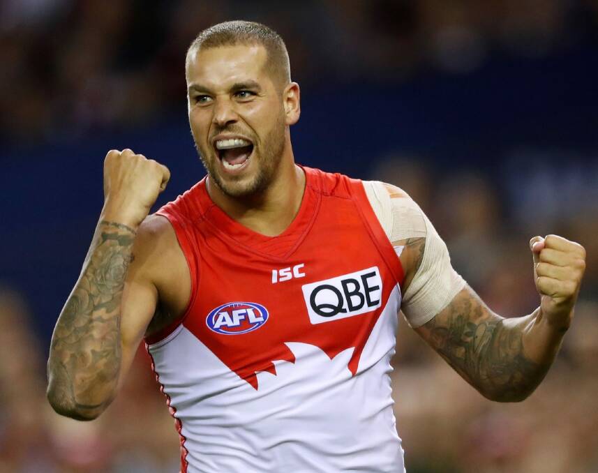 Milestone: Buddy Franklin is keen to celebrate his 250th match with a win. Photo: AFL Media/Getty Images