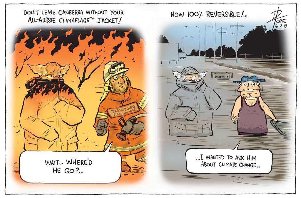 The Canberra Times editorial cartoon for Wednesday, February 6, 2019. Photo: David Pope