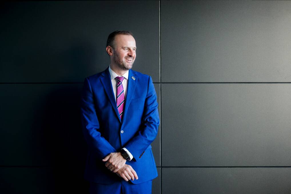 ACT Chief Minister Andrew Barr.  Photo: Sitthixay Ditthavong