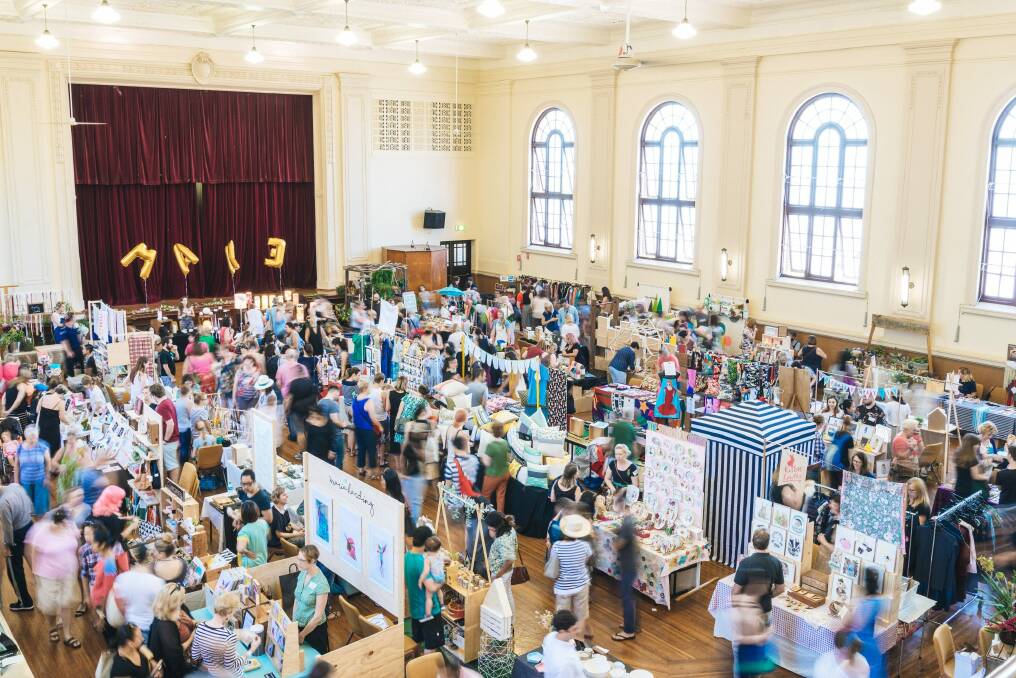 The Makers and Shakers Market comes to Albert Hall. Photo: Supplied