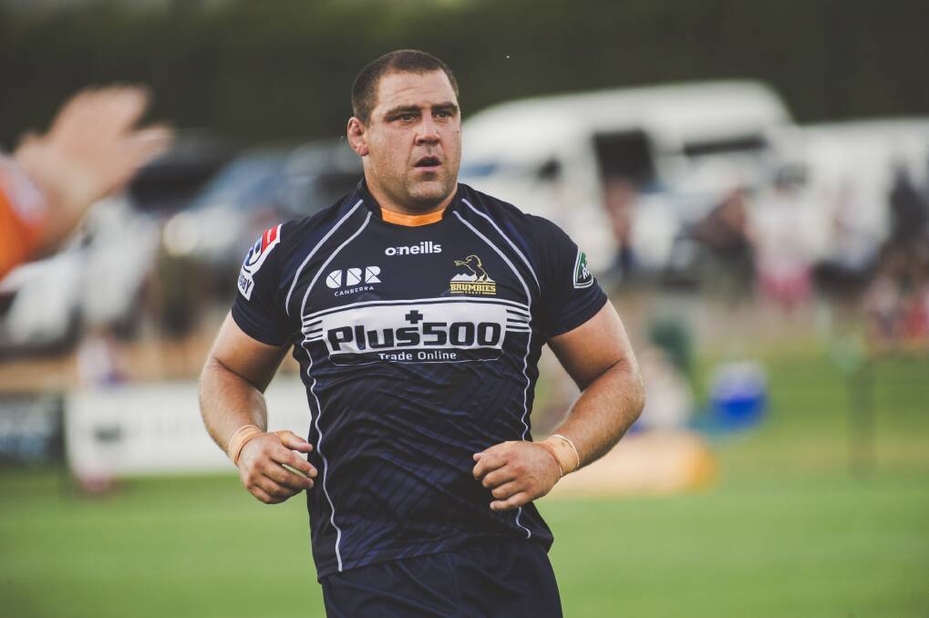 Josh Mann-Rea is expected to start his first game in 13 months when the Brumbies play the Crusaders. Photo: Jamila Toderas