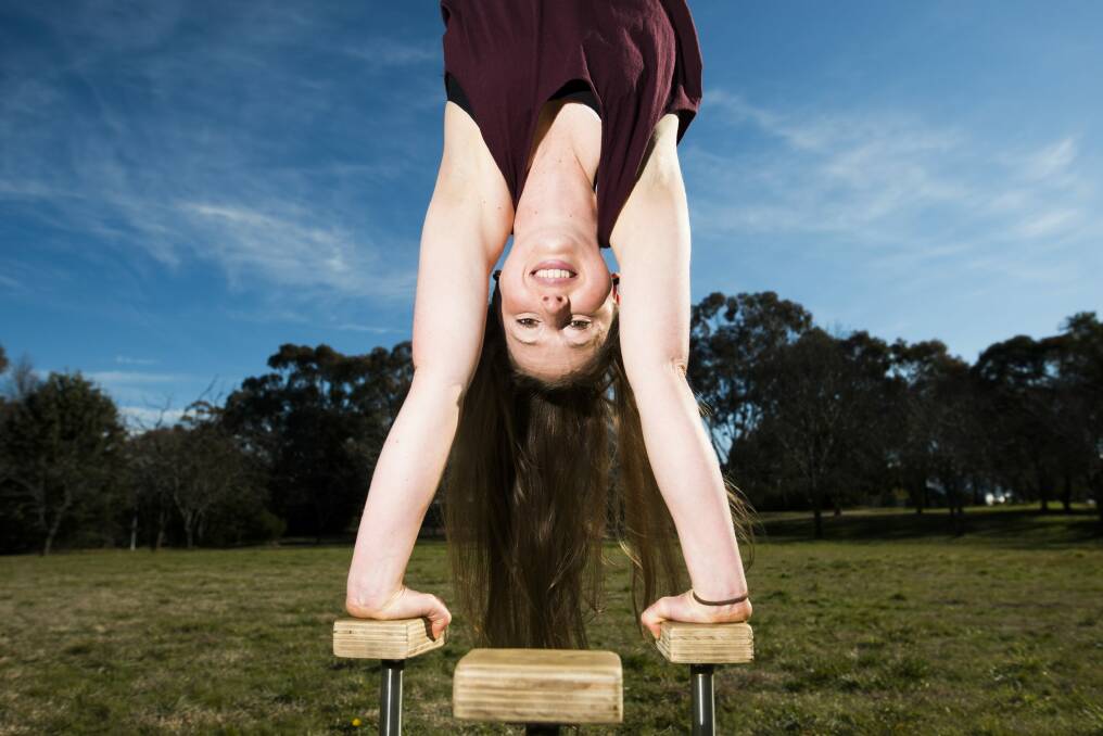 National Institute of Circus Arts trainer Jen Ehsman says there's more to circus skills than just clowning around. Photo: Rohan Thomson