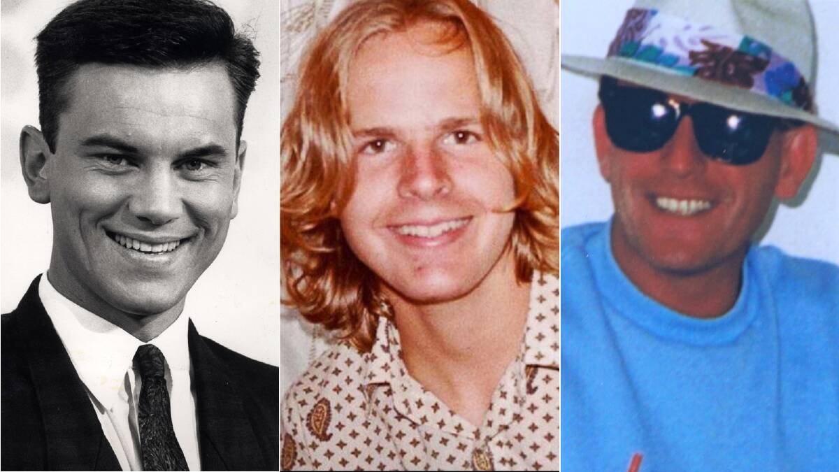 Ross Warren, Scott Johnson and John Russell were victims of Sydney's decades-long gay hate crime wave.  Photo: Supplied 