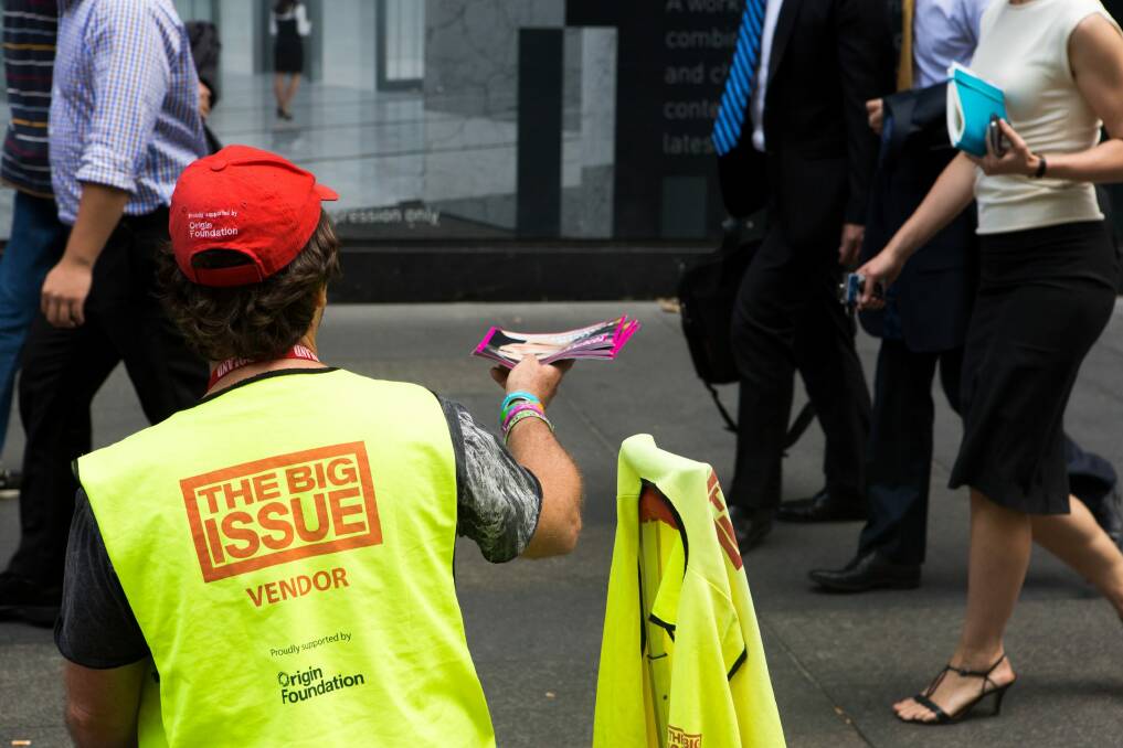 The Big Issue has launched a classroom in Canberra to deliver social justice workshops to students. Photo: Henry Zwartz